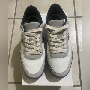 Ben Sherman White and Gray Sneakers